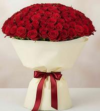 Букет 101 Красная роза Милано в Подгородней Покровке