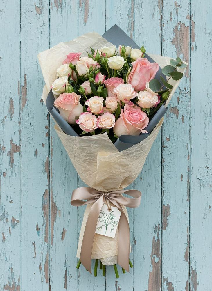 Букет цветов из: Розы в Подгородней Покровке