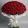 Букет 101 Красная роза Блэк Мэджик в Подгородней Покровке