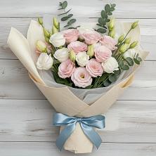 Букет цветов из:  Лизиантусы в Подгородней Покровке