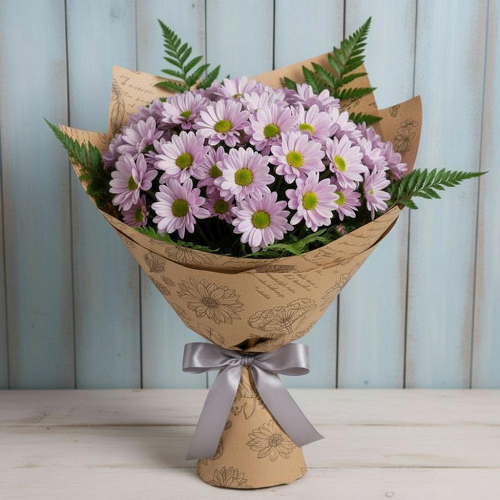 Букет цветов из: Хризантемы в Подгородней Покровке