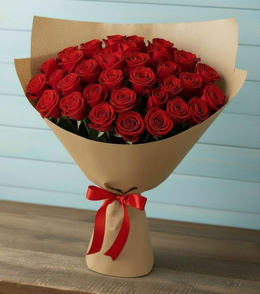 Букет Красные розы Милано в Подгородней Покровке