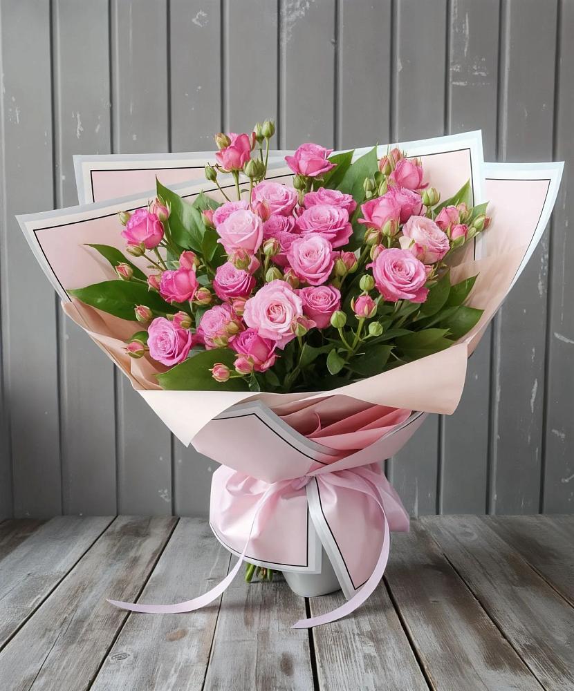 Букет Розовый кустик в Подгородней Покровке