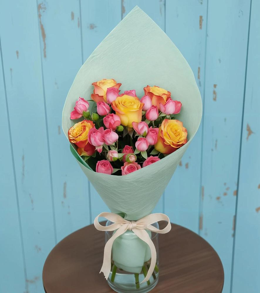 Букет цветов из: Розы в Подгородней Покровке