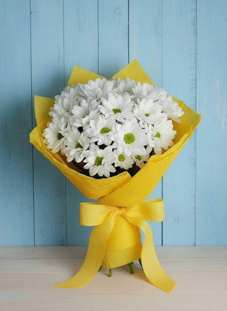 Букет цветов из: Хризантемы в Подгородней Покровке