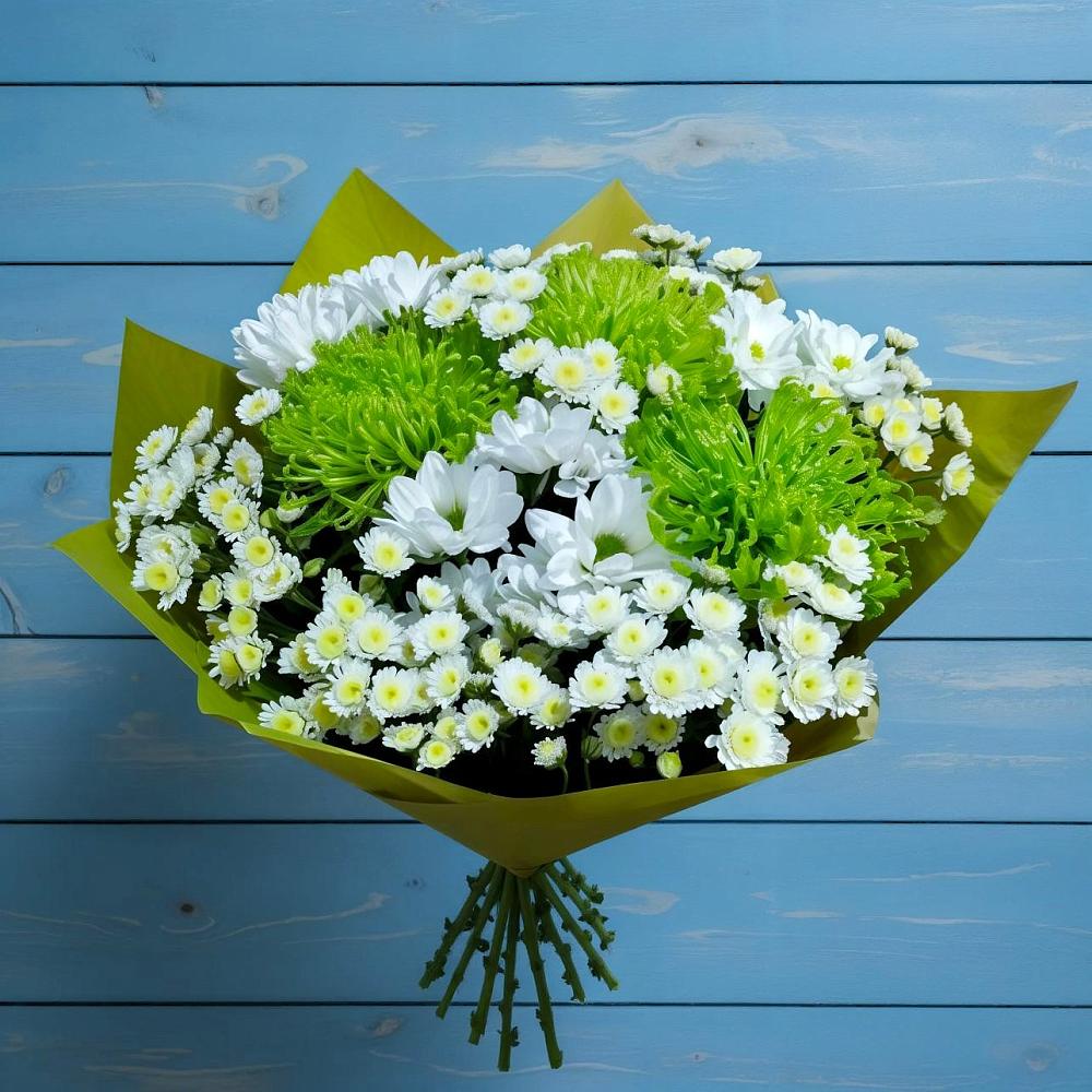 Букет цветов из: Хризантемы в Подгородней Покровке