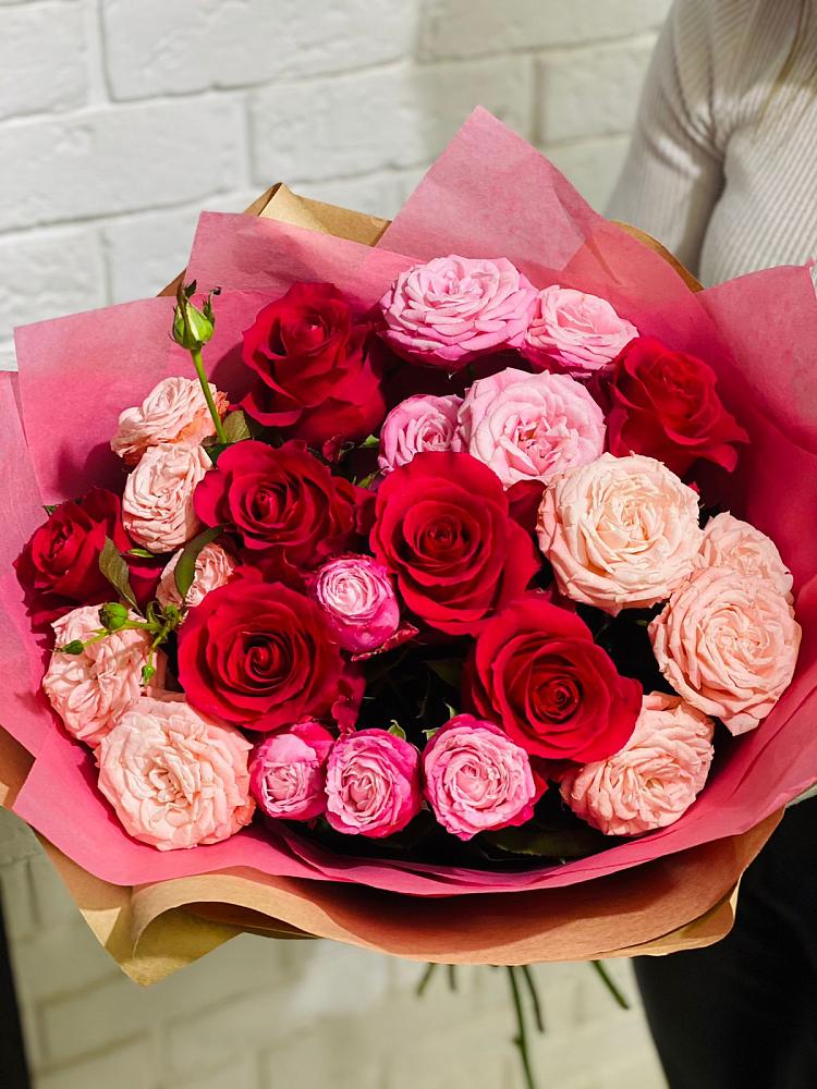 Букет цветов из: Розы в Подгородней Покровке