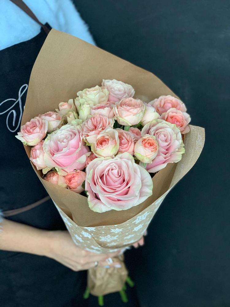 Букет цветов из: Хризантемы и Розы в Подгородней Покровке