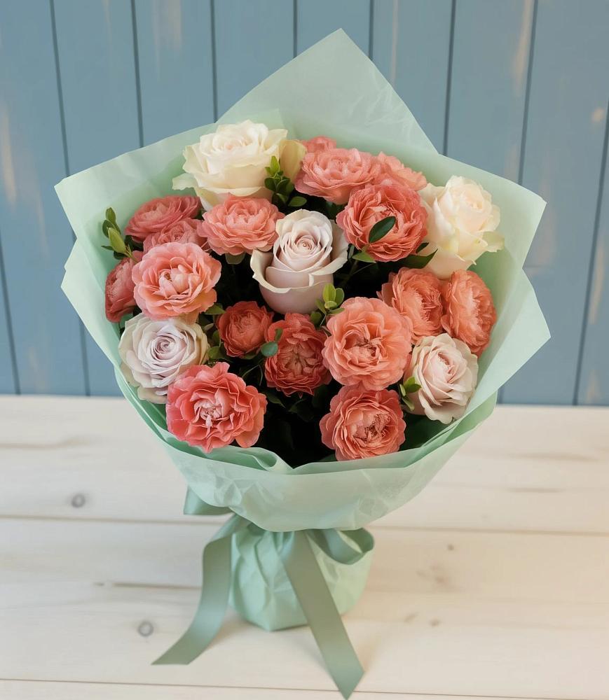 Букет цветов из: Розы в Подгородней Покровке