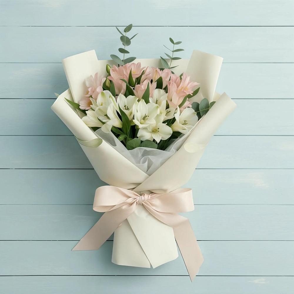 Букет цветов из: Альстромерии в Подгородней Покровке