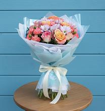 Букет цветов из:  Хризантемы и Розы #REPLACE_PRED# Подгородней Покровке