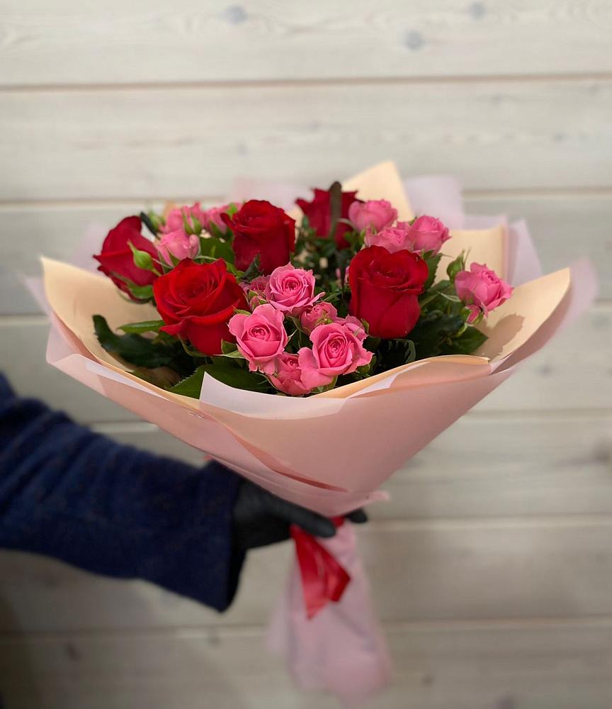 Букет цветов из: Розы в Подгородней Покровке