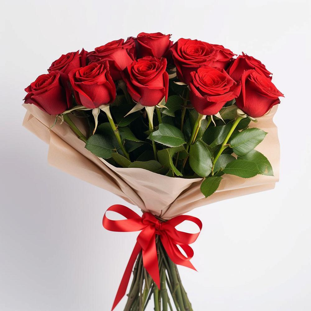 Букет 11 Красных роз Эдлесс Лав в Подгородней Покровке