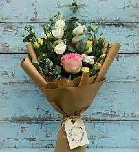 Букет цветов из:  Розы и Лизиантусы #REPLACE_PRED# Подгородней Покровке