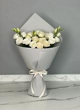 Букет цветов из:  Розы и Лизиантусы в Подгородней Покровке